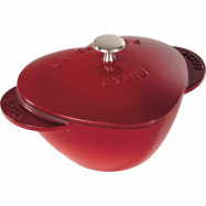 Staub La Cocotte Hjärtgryta Röd 20 cm 1,75 l