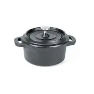Gjutjärnsgryta Ø10 cm, med lock