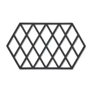 Grytunderlägg Harlequin, Black - Zone