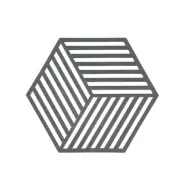 Grytunderlägg Hexagon, Cool Grey - Zone Denmark