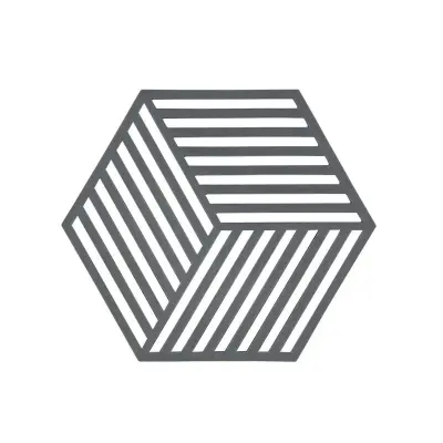 Grytunderlägg Hexagon, Cool Grey - Zone Denmark