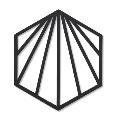 Grytunderlägg Shell, Black - Zone