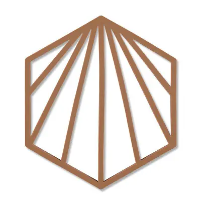 Grytunderlägg Shell, Cinnamon - Zone