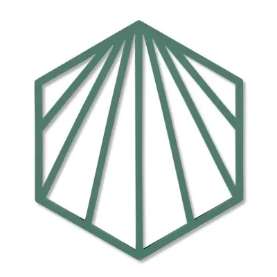 Grytunderlägg Shell, Emerald - Zone