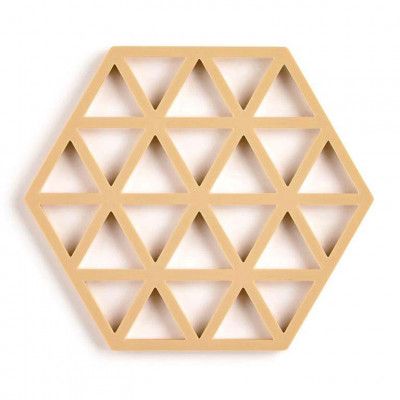 Grytunderlägg Triangles, Mustard - Zone Denmark
