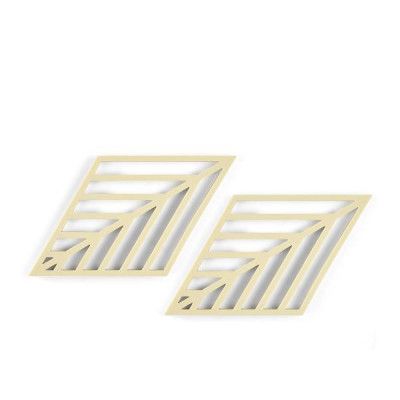 Leaf Grytunderlägg 2 st, Pear