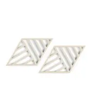 Rhombus Lines Grytunderlägg 2 st, Birch