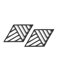 Rhombus Lines, Svarta Grytunderlägg 2 st