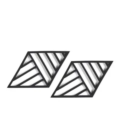 Rhombus Lines, Svarta Grytunderlägg 2 st