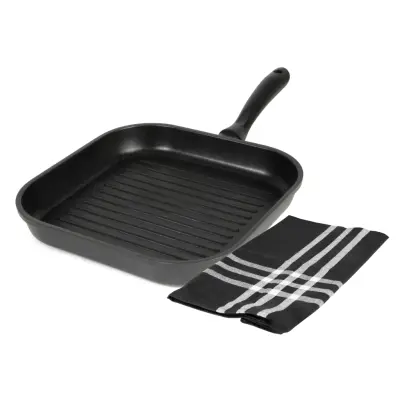 Exxent Grillpanna 28 cm och kökshandduk