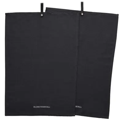 2-pack Kökshandduk, mörkgrå - Blomsterbergs