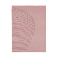 Kökshandduk 50x70 cm, Dry Art Circles, Röd