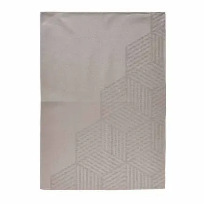 Kökshandduk 50x70 cm Taupe Brown, Hexagon
