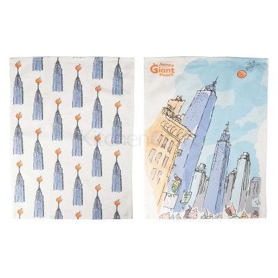 Kökshandduk Roald Dahl, James and the Giant Peach, 2-pack