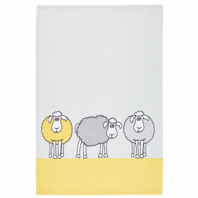 Kitchen Craft Kökshandduk Får, 2-pack