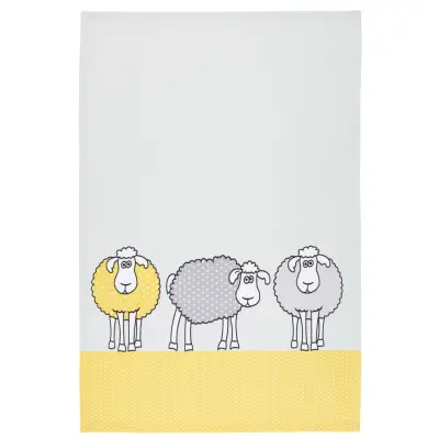 Kitchen Craft Kökshandduk Får, 2-pack