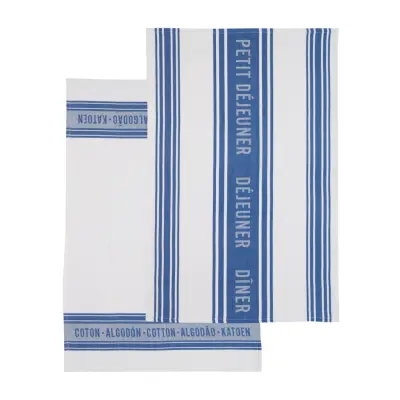 Kitchen Craft Kökshandduk Jacquard Blue, 2-pack