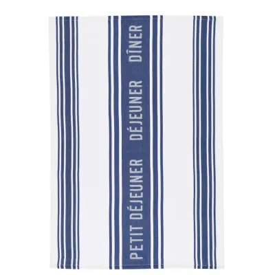 Kitchen Craft Kökshandduk Jacquard Dark Blue, 2-pack