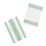 Kitchen Craft Kökshandduk Jacquard Green, 2-pack