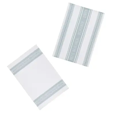 Kitchen Craft Kökshandduk Jacquard Grey, 2-pack