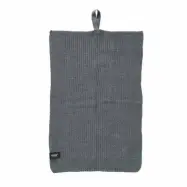 Stickad Kökshandduk Anthracite