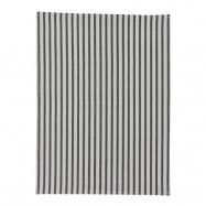 Stripe Handduk 50x70 cm Grå/svart ränder