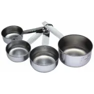 Måttsats Cups, rostfritt stål - KitchenCraft