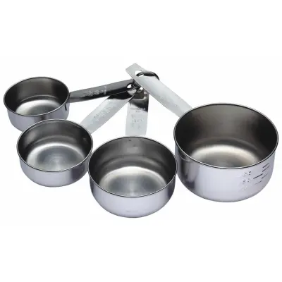 Måttsats Cups, rostfritt stål - KitchenCraft