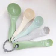 Amerikansk måttsats spoons, grön - KitchenCraft