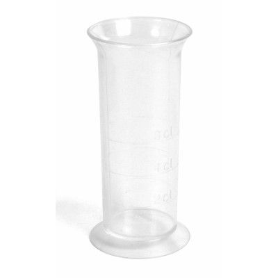 Mätglas i plast, 2, 4 och 6 cl