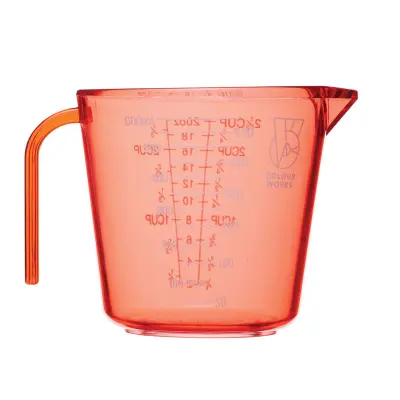 Måttkanna 4 olika färger - Colourworks - Röd