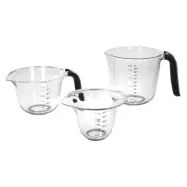 Måttkanna set med 3 st, stapelbara - KitchenAid