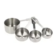 Måttsats 4 delar Stål - Blomsterbergs