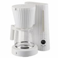 Alessi Plissé kaffebryggare, vit