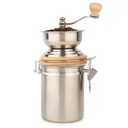 Kaffekvarn manuell, rostfritt stål - La Cafetière