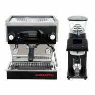 La Marzocco Linea Mini espressomaskin + Pico kaffekvarn, svart