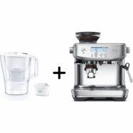 Sage SES878BSS0 The Barista Pro espressomaskin + Brita Aluna filterkanna