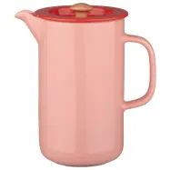 Marimekko Oiva kaffepress 9 dl, röd/rosa