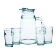 Kitchen Craft Kanna med 4 glas, Akryl