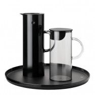 Stelton - EM77 3 delar termoskanna 1 l, kanna 1,5 l&bricka