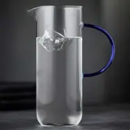 Torino Kanna, Klar/Blå, 1,1 L  - Lyngby Glas