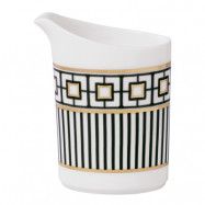 Villeroy&Boch - MetroChic gräddkanna 170 ml vit/svart/guld