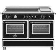 Bertazzoni Heritage dubbelugn med induktionshäll&stekbord 120 cm, mattsvart