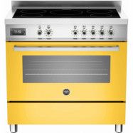 Bertazzoni PRO905 Induktionsspis 90 cm, 1 ugn, 5 zoner, Gul