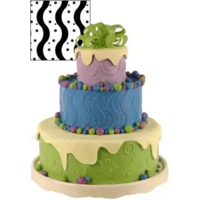 Texturmatta Wavy Dot - Autumn Carpenter