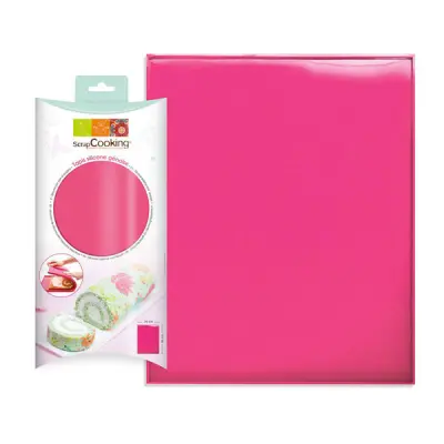 Rosa silikonmatta, 27 x 36 cm - ScrapCooking