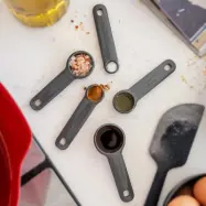 Måttskedsset 5 delar, grå - KitchenAid