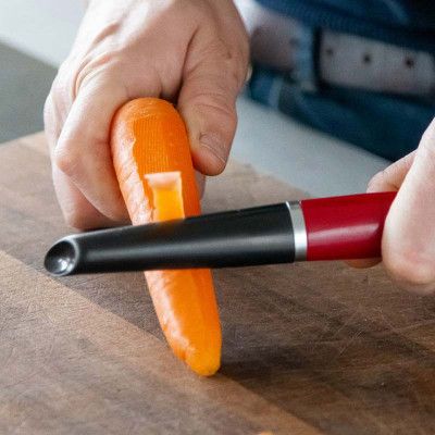 Skalare med dubbeleggat blad, rostfritt stål, Empire Red - KitchenAid