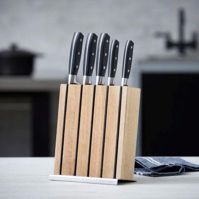 Knivblock med 5 knivar - Funktion