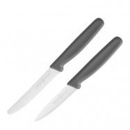 Anders Petter - Steel Essentials knivset 21 cm 2-pack grå